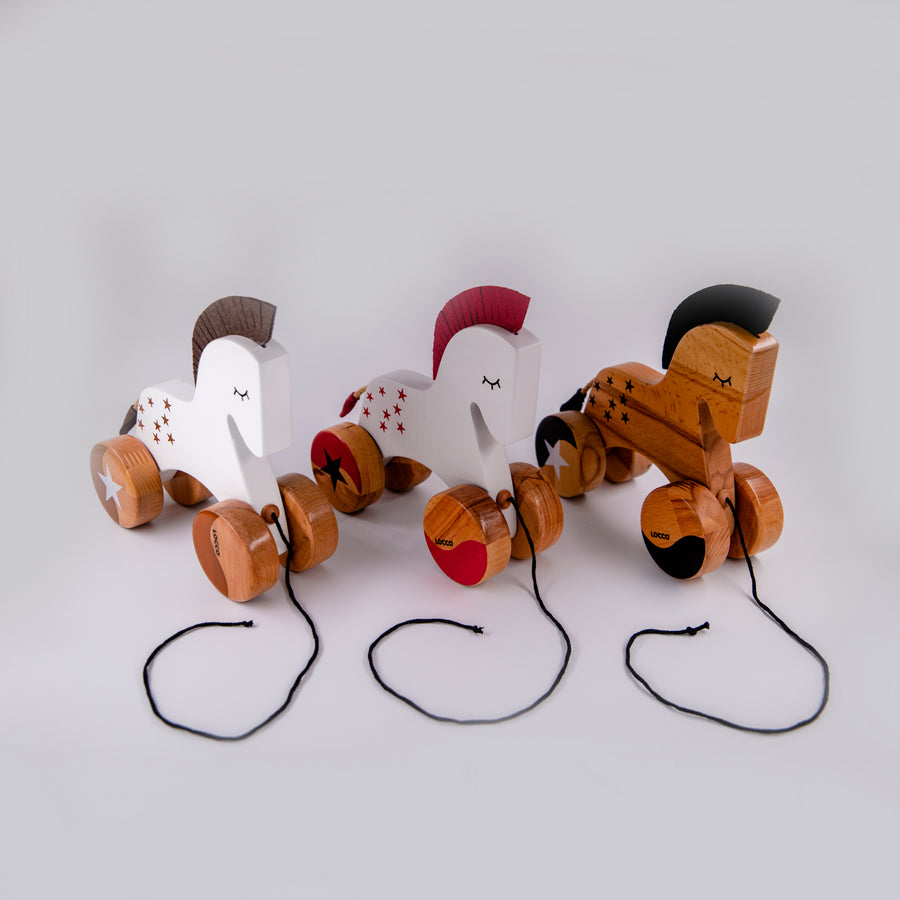 El Yapımı Büyük Ahşap At Oyuncağı, Sağlıklı Oyun